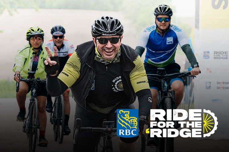 Ride for the 'Ridge Event Graphic